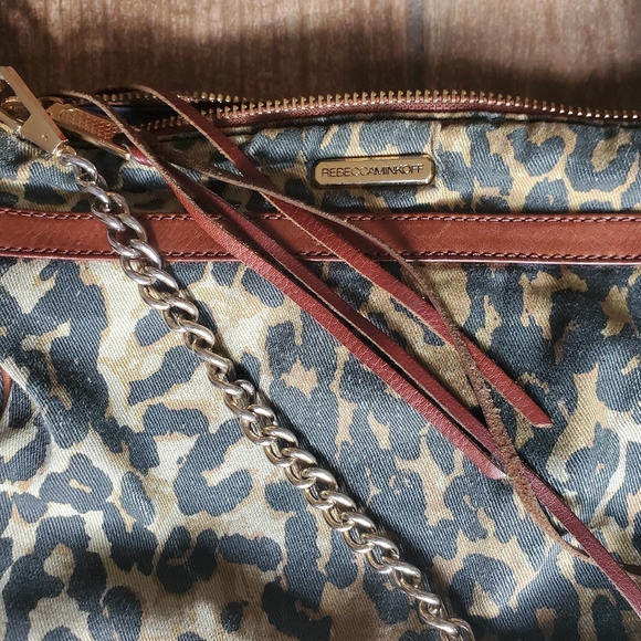 Rebecca Minkoff Leopard Mac Daddy Chain Crossbody Bag. - Picture 12 of 15